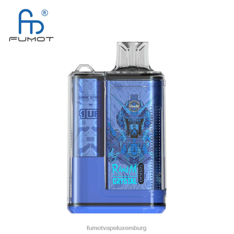 12000 Einweg-Vape-Box – 20 ml (1 Stück) Blaubeer-Kaugummi Fumot Crystal BDR6J259 Fumot vape sale