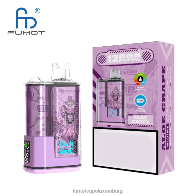 1 Stück – 12000 Einweg-Vape-Box 20 ml fruchtige Fusion Fumot Crystal BDR6J267 Fumot tech