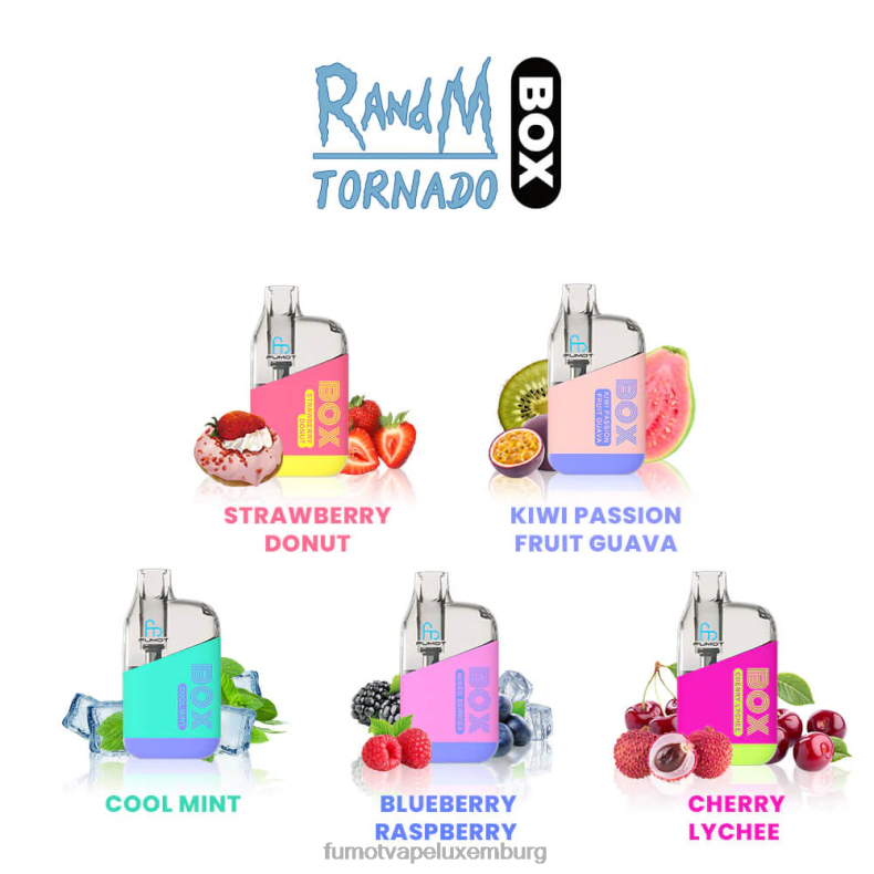 Box 10000 Einweg-Vape-Pods – 20 ml (1 Stück) Erdbeerdonut Fumot Tornado BDR6J350 Fumot vape online shop