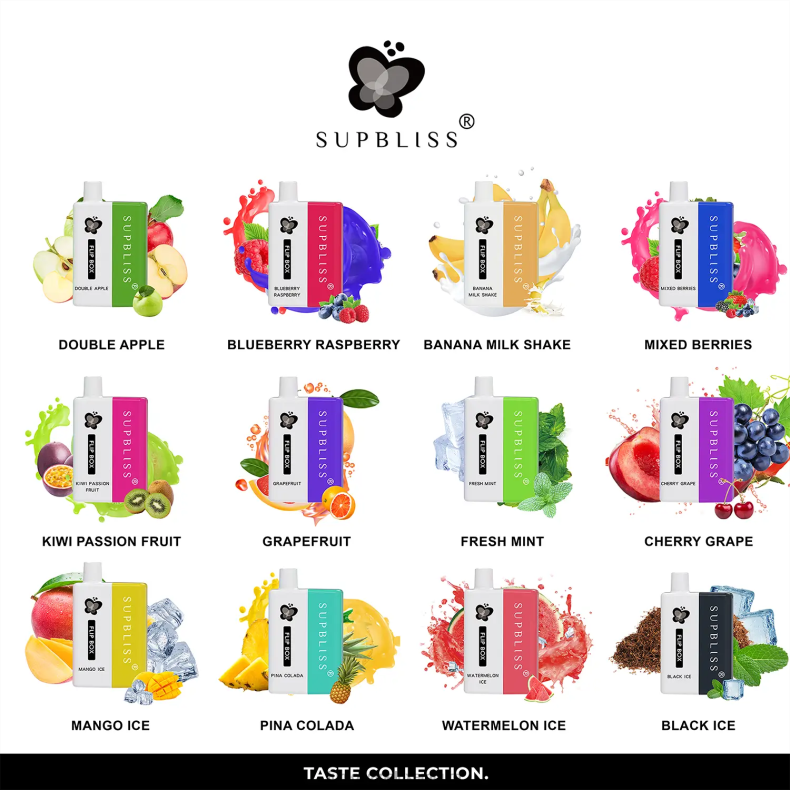 Box 6000 austauschbares Vape-Kit – 10 ml (1 Stück) Bananenmilchshake Fumot Supbliss Flip BDR6J330 Fumot vape online shop