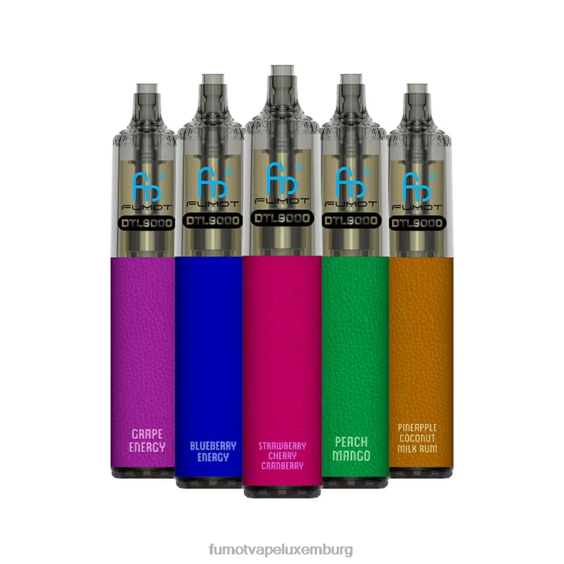 Einweg-Vape-Pen 9000 – 18 ml (1 Stück) Ananas-Kokosmilch-Rum Fumot DTL BDR6J372 Fumot geschmack