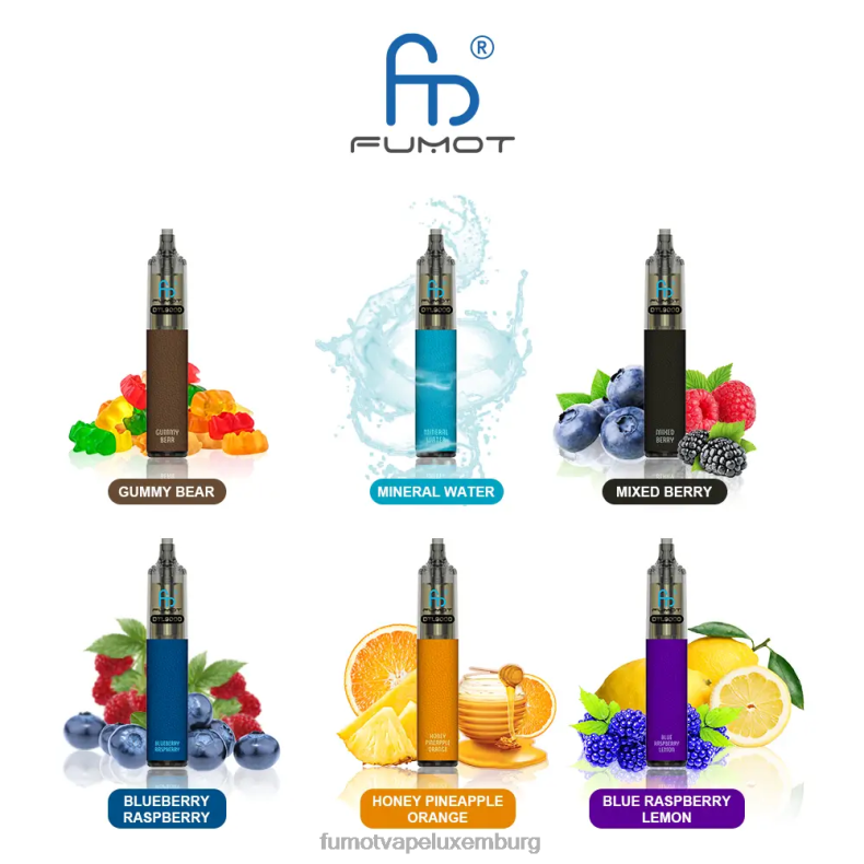 Einweg-Vape-Pen 9000 – 18 ml (1 Stück) Ananas-Kokosmilch-Rum Fumot DTL BDR6J372 Fumot geschmack