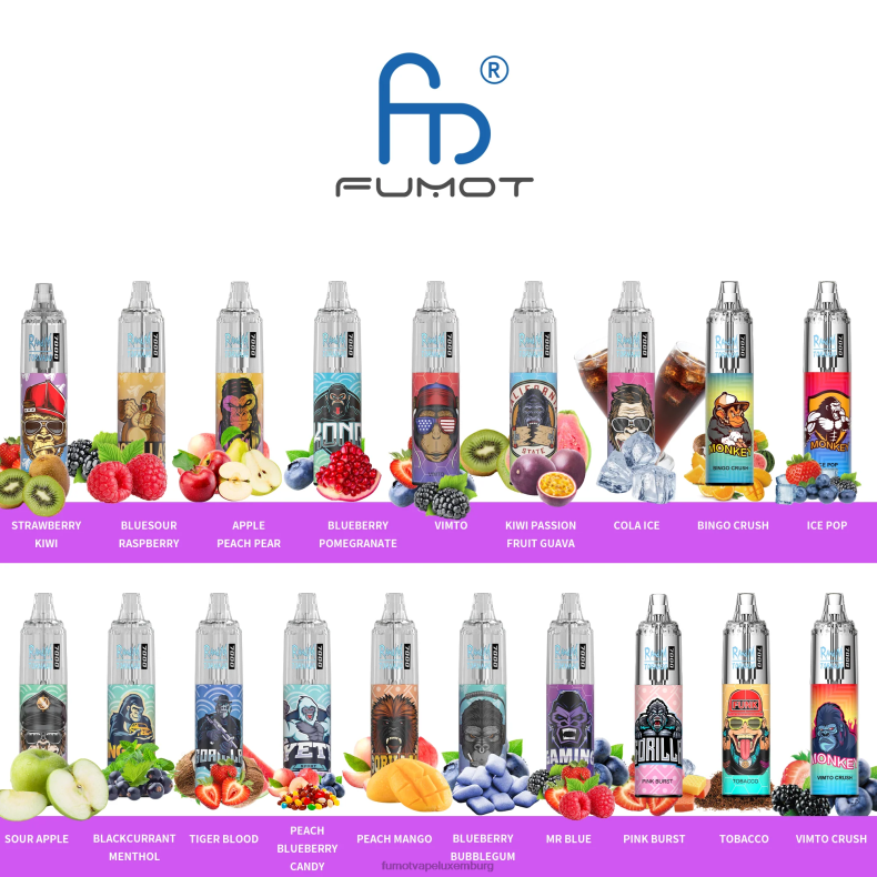 0% 7000 14 ml Einweg-Vape-Pen (1 Stück) Gummibär Fumot Tornado BDR6J518 Fumot vape kaufen