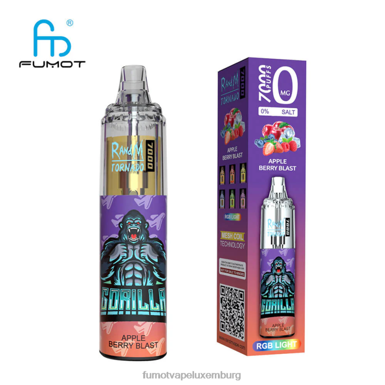 0% 7000 14 ml Einweg-Vape-Pen (1 Stück) Mango auf Eis Fumot Tornado BDR6J523 Fumot vape geschmack