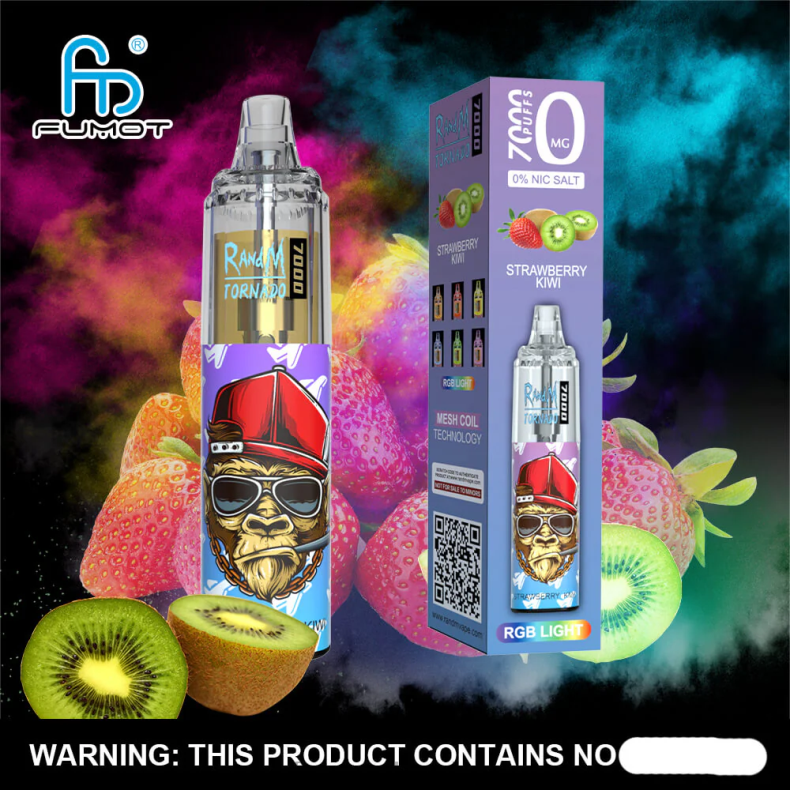 0% 7000 14 ml Einweg-Vape-Pen (1 Stück) Mango auf Eis Fumot Tornado BDR6J523 Fumot vape geschmack