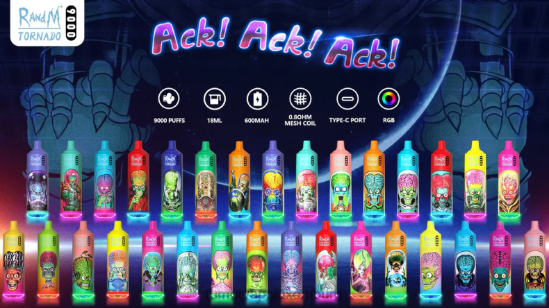 18 ml 9000 Einweg-Vape-Pen (1 Stück) Pfirsichlimonade Fumot Tornado BDR6J19 Fumot vape sale