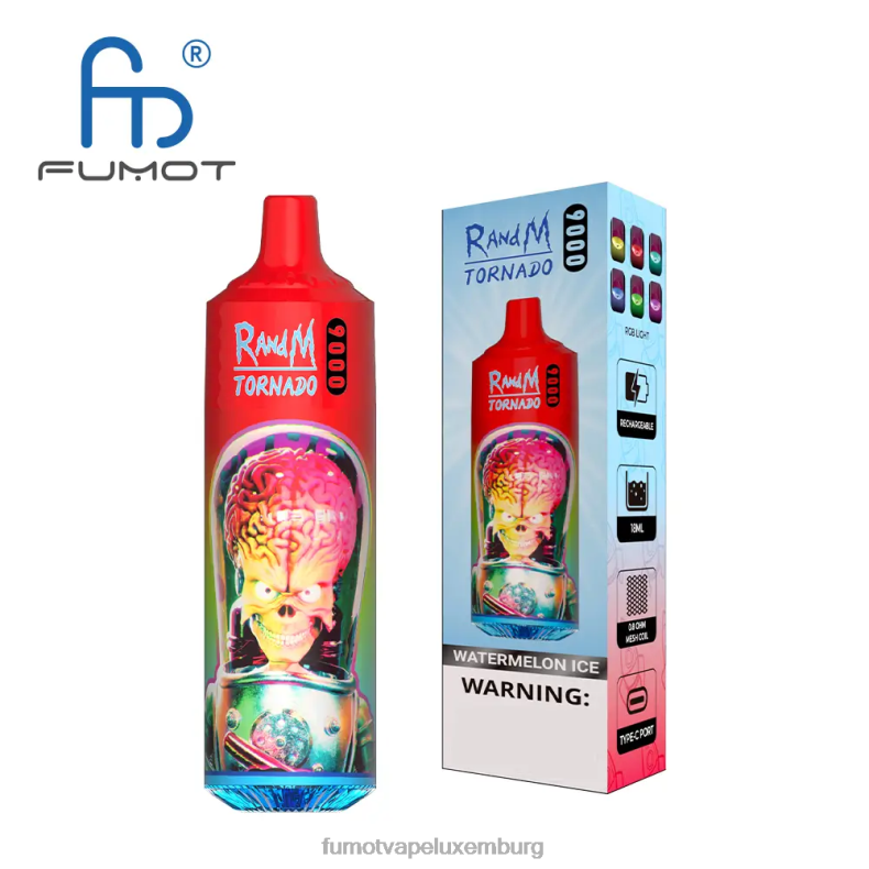 9000 Einweg-Vape-Pen – 18 ml (1 Stück) pinke Limonade Fumot Tornado BDR6J7 Fumot tech