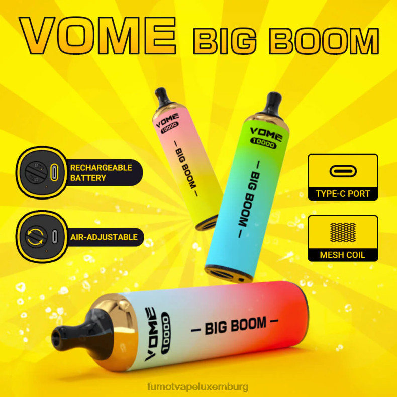 Einweg-Vape-Pen 10000 - 20 ml (1 Stück) Cola Fumot Vome Big Boom BDR6J448 Fumot vape kaufen